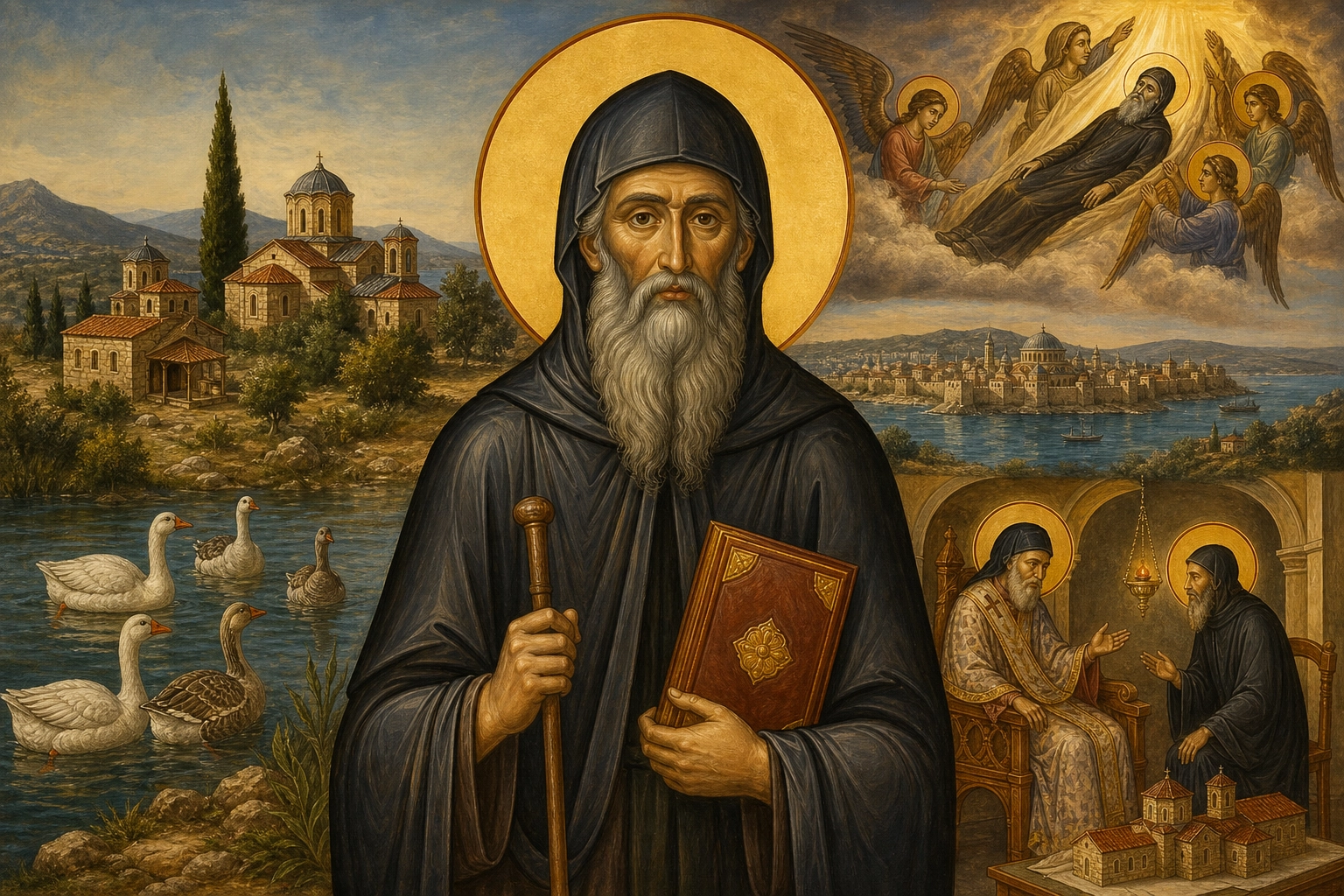 Εικόνα: Ο Όσιος Στέφανος του Χηνολάκκου