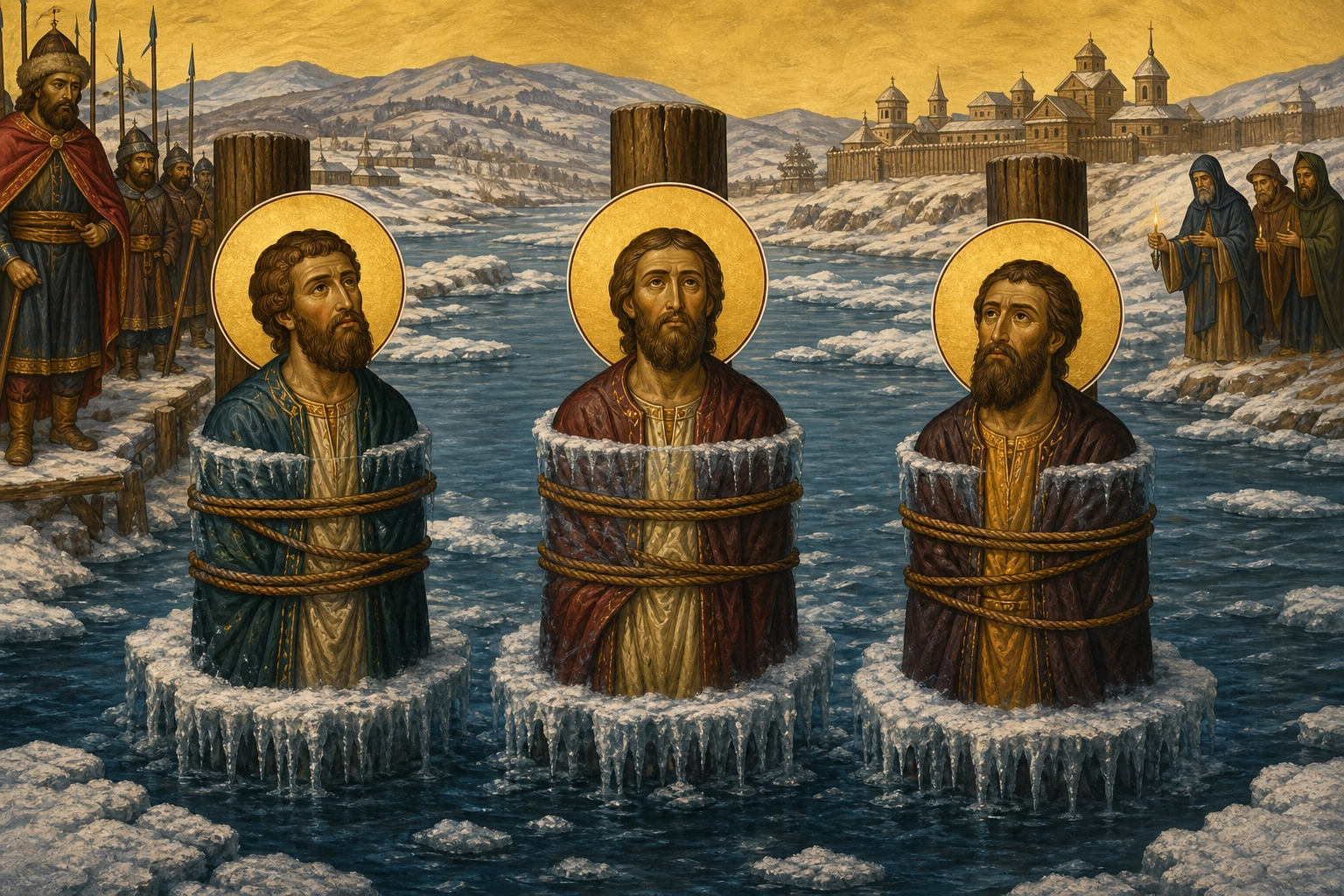 Εικόνα: Οι κρυστάλλινοι μάρτυρες του παγωμένου Δούναβη