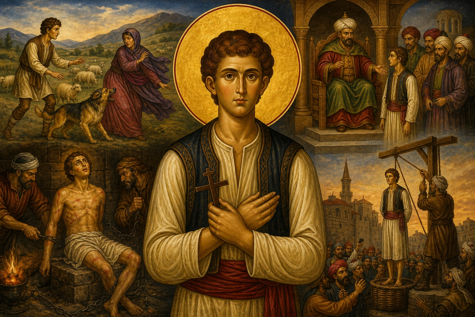 Εικόνα: Ο Νεομάρτυς Λάζαρος ο Βούλγαρος