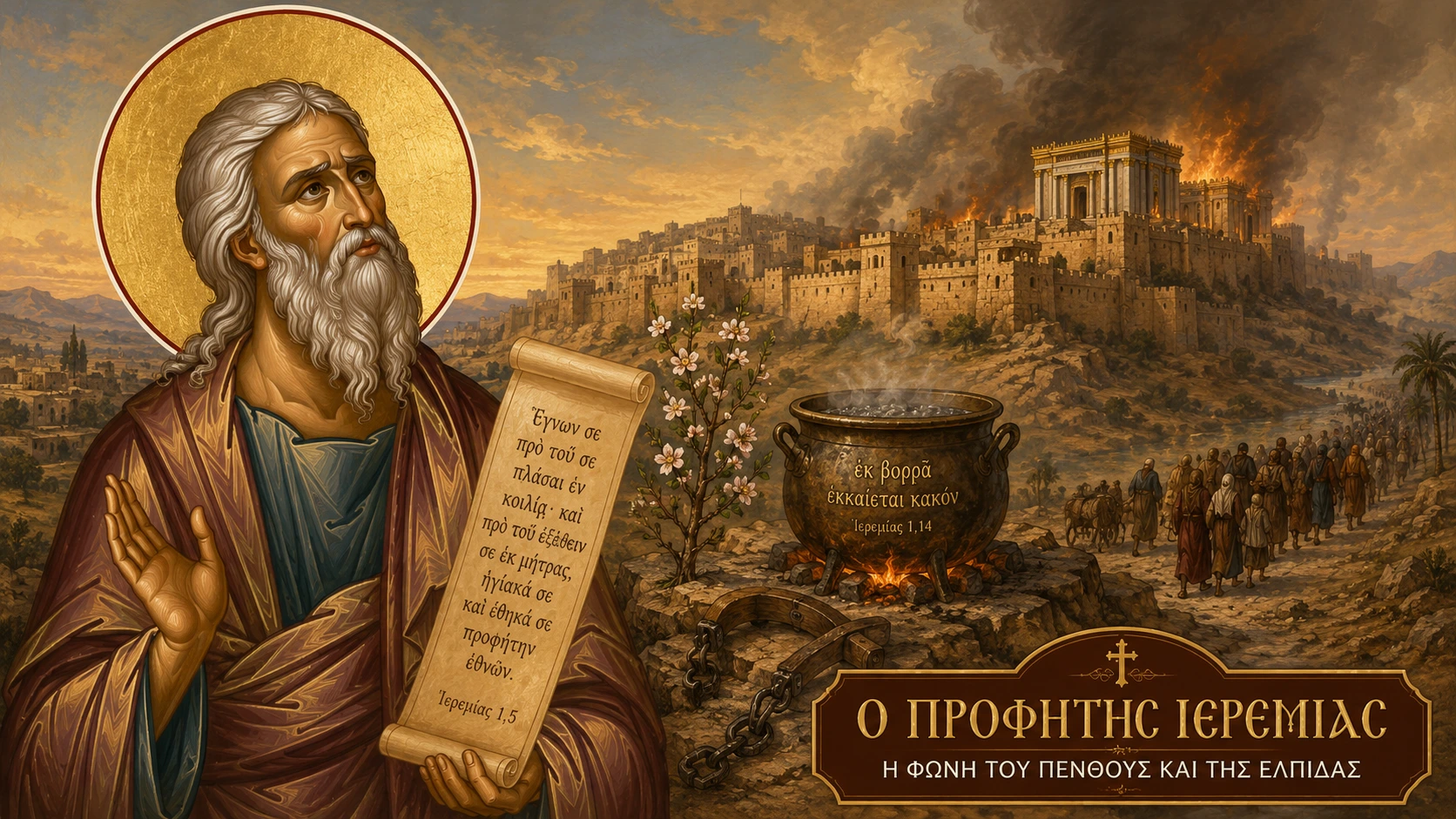Εικόνα: Ο Προφήτης Ιερεμίας, η φωνή του πένθους και της ελπίδας