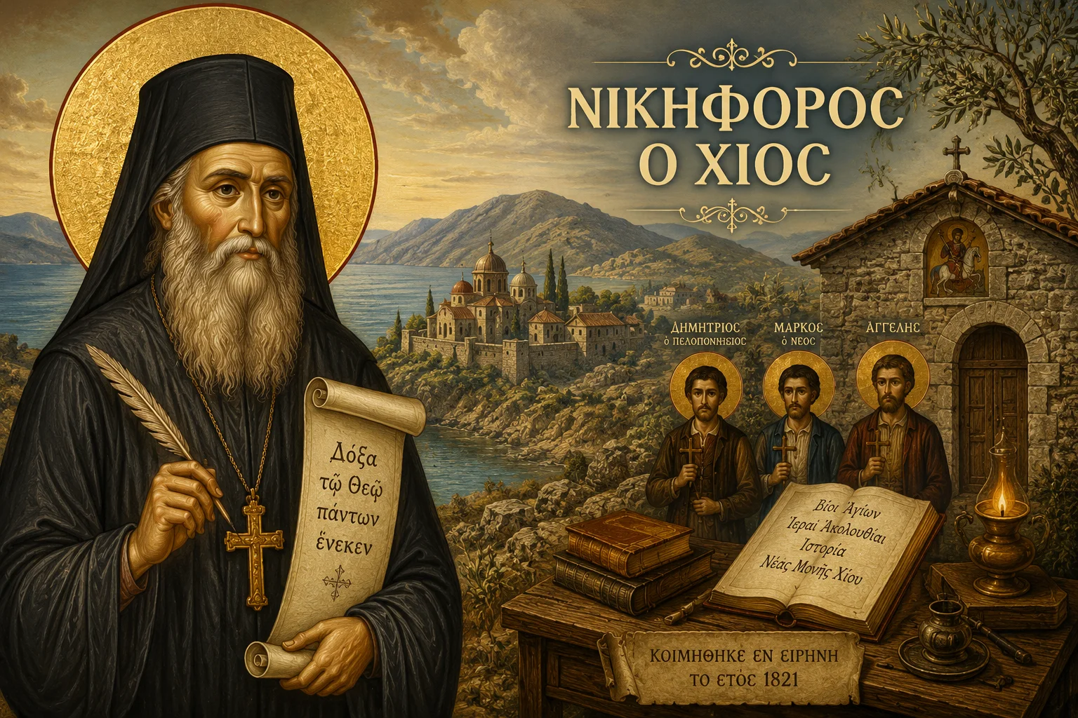 Εικόνα: Όσιος Νικηφόρος ο Χίος