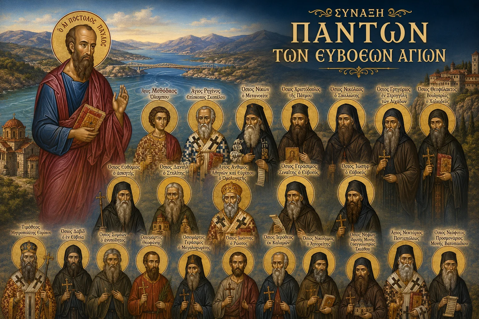 Εικόνα: Πάντων των Ευβοέων Αγίων