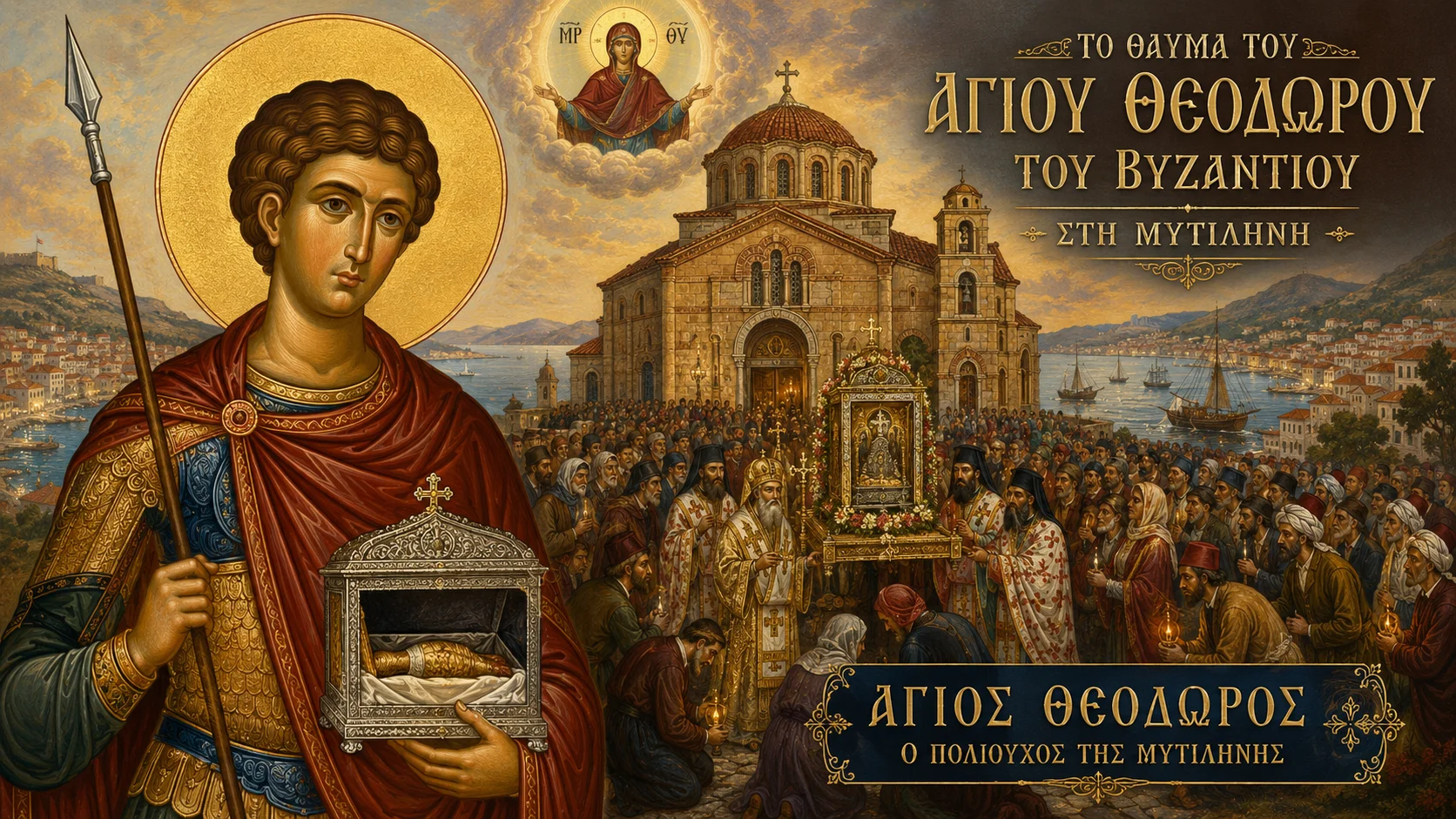 Εικόνα: Θαύμα Αγίου Θεοδώρου του Βυζαντίου