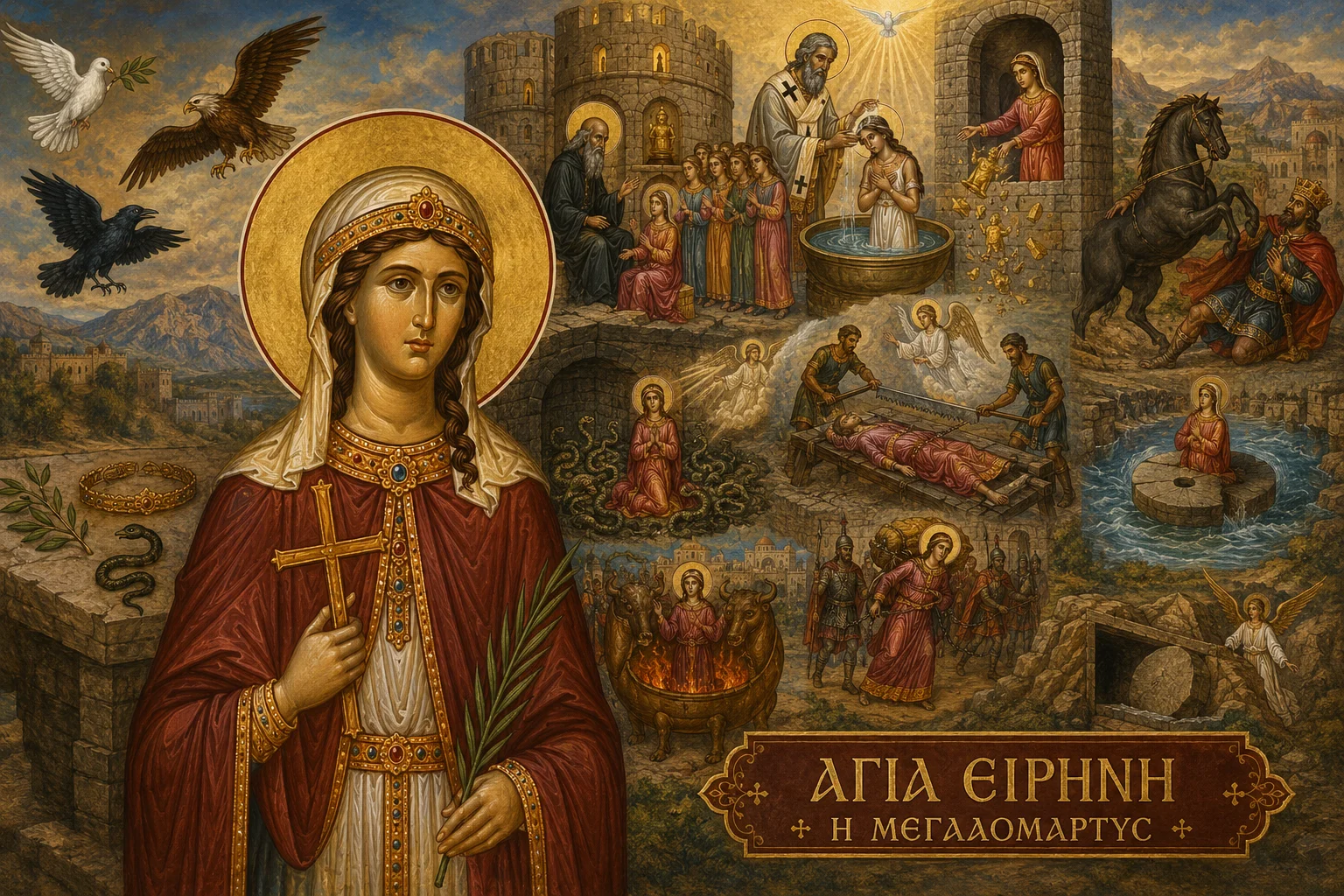 Εικόνα: Αγία Ειρήνη η Μεγαλομάρτυς