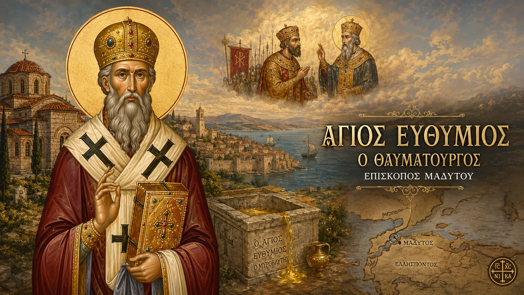 Εικόνα: Ευθύμιος ο Θαυματουργός, Επίσκοπος Μαδύτου
