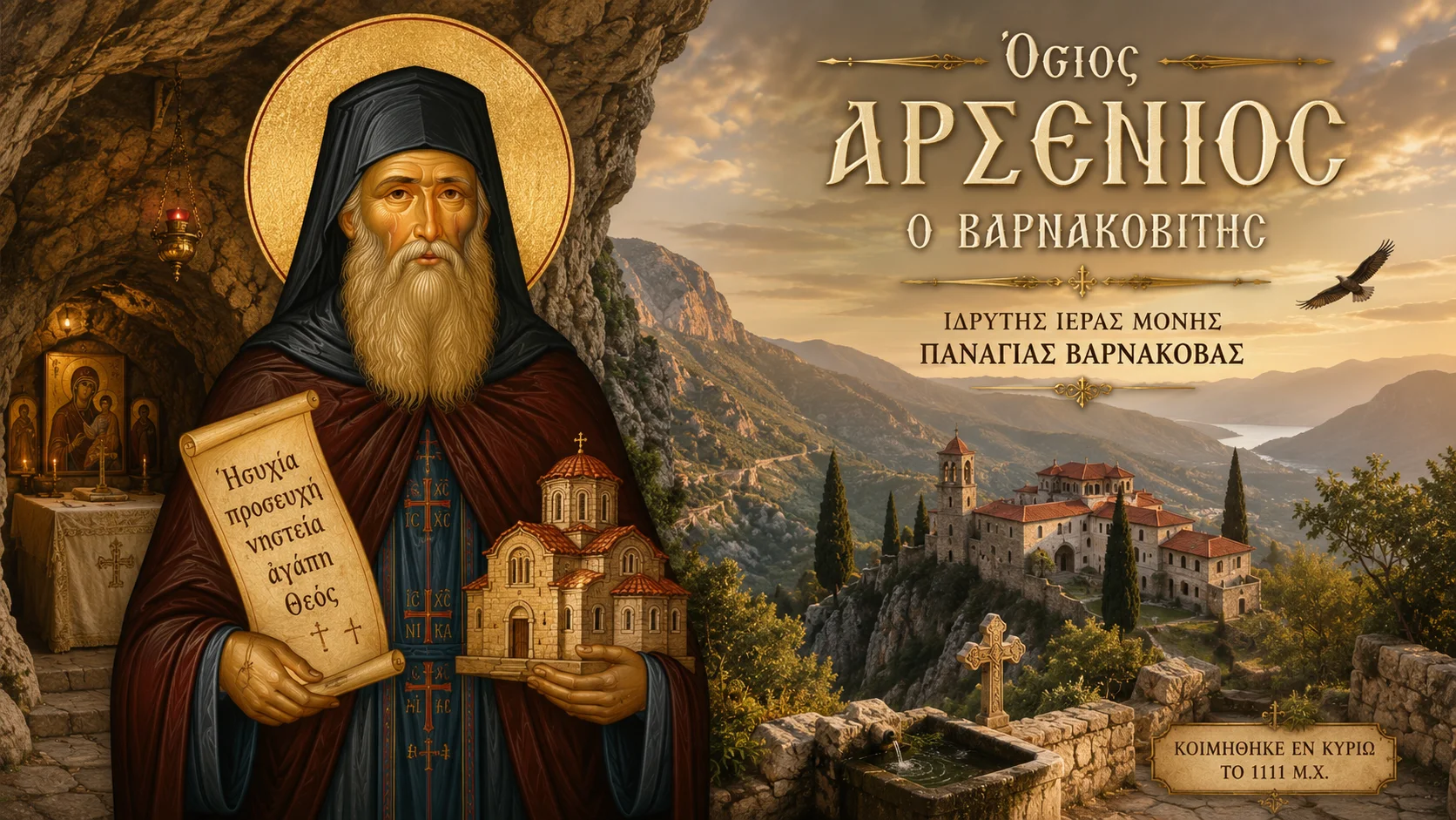 Εικόνα: Όσιος Αρσένιος Ο Βαρνακοβίτης