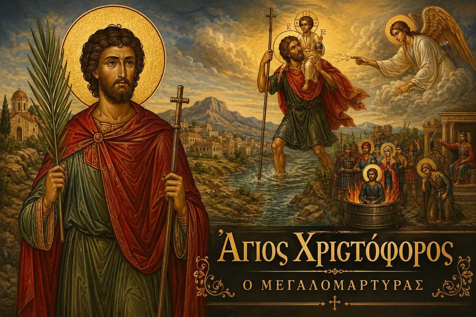 Εικόνα: Άγιος Χριστόφορος Ο Μεγαλομάρτυρας