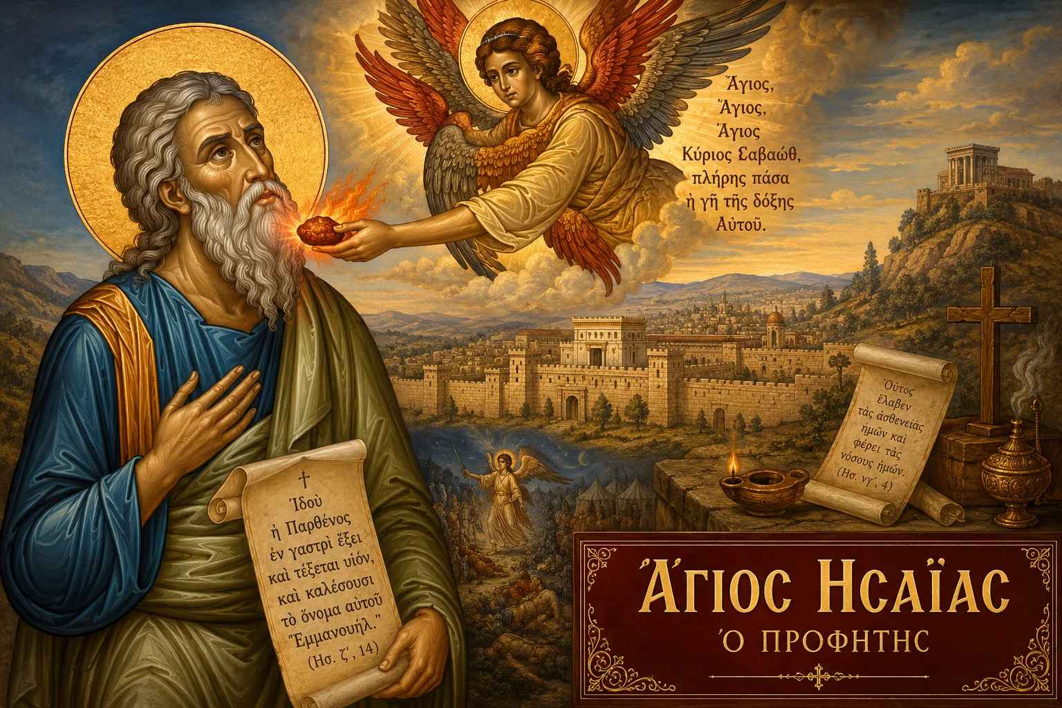 Εικόνα: Άγιος Ησαΐας Ο Προφήτης