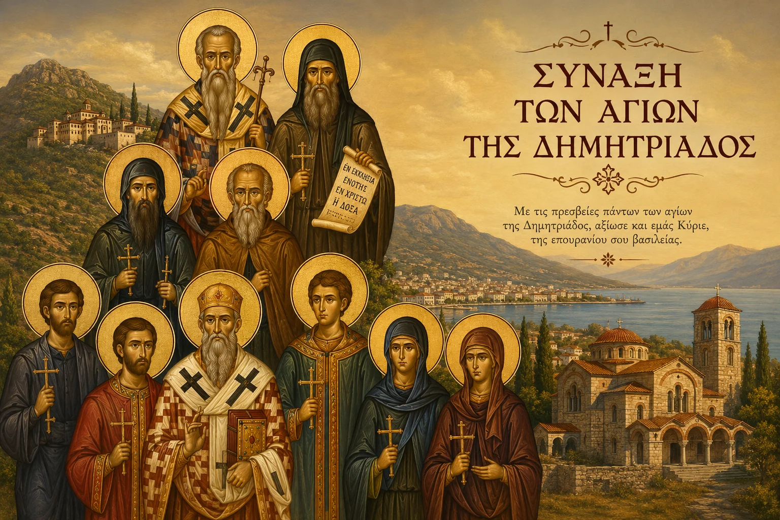 Εικόνα: Σύναξη Των Αγίων Της Δημητριάδος