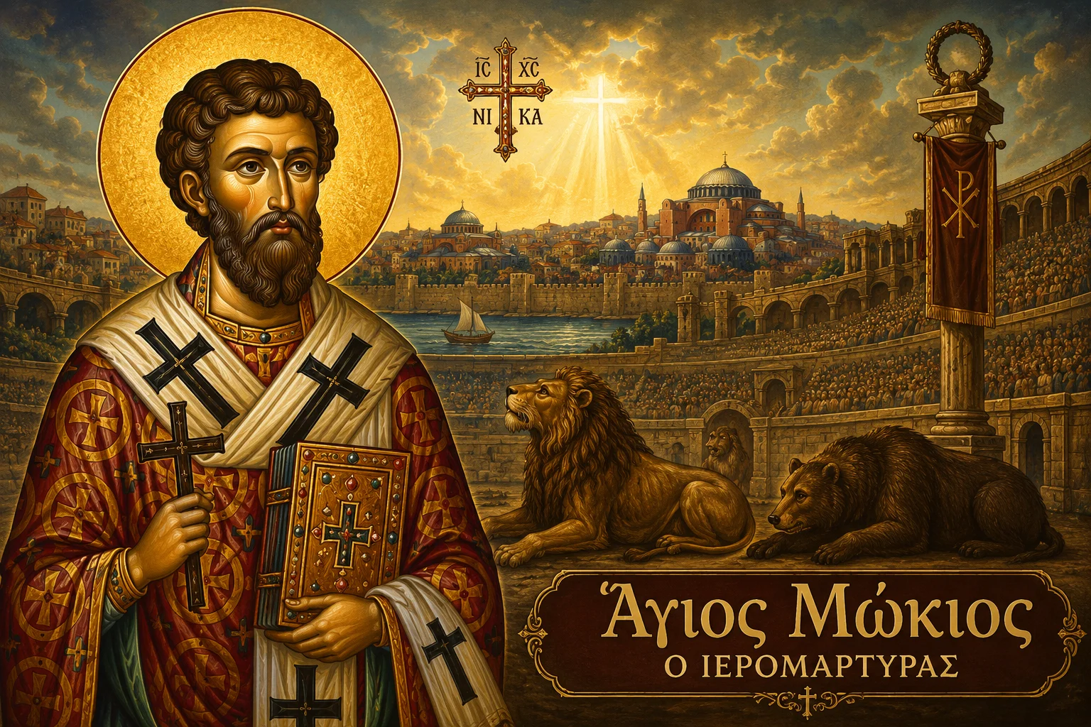 Εικόνα: Άγιος Μώκιος Ο Ιερομάρτυρας