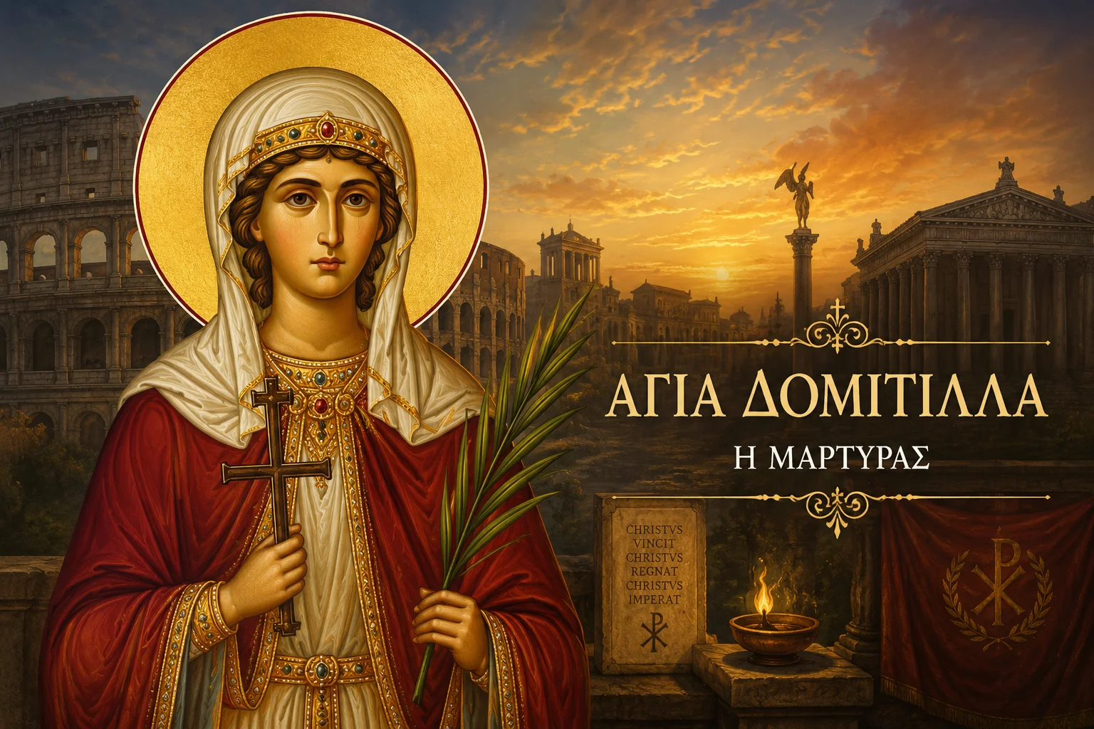 Εικόνα: Αγία Δομιτίλλα Η Μάρτυρας