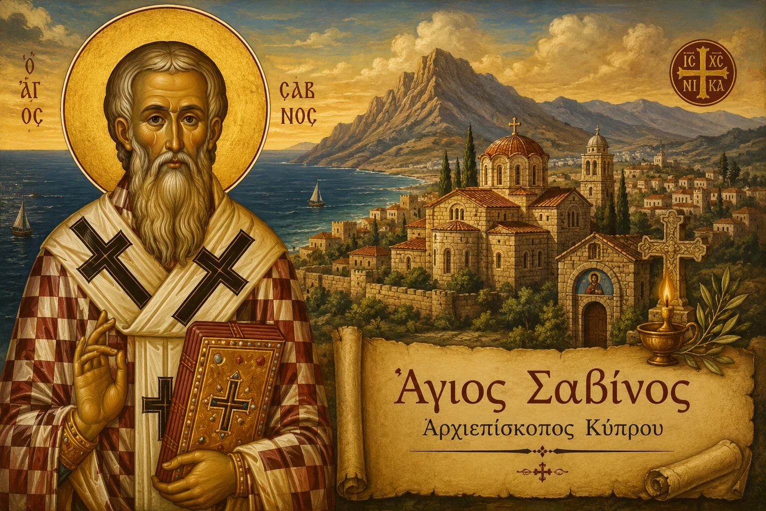 Εικόνα: Άγιος Σαβίνος Αρχιεπίσκοπος Κύπρου