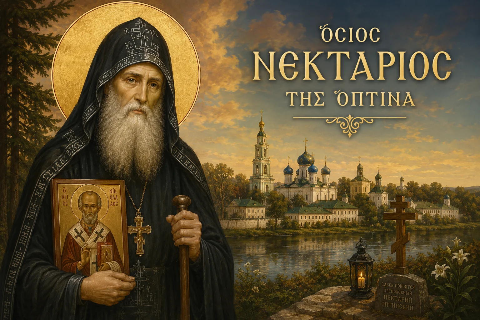 Εικόνα: Όσιος Νεκτάριος Της Όπτινα
