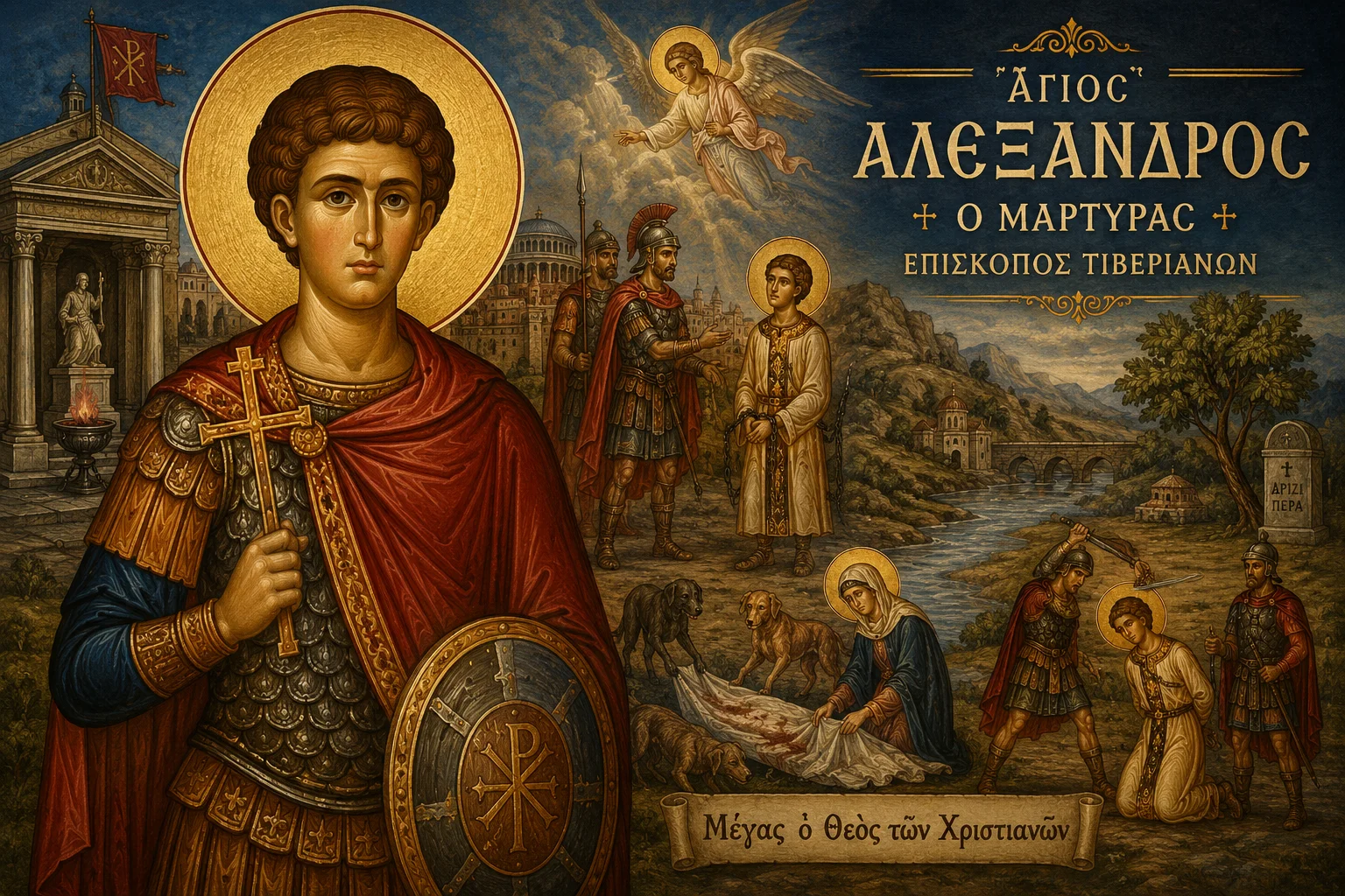 Εικόνα: Άγιος Αλέξανδρος Ο Μάρτυρας Επίσκοπος Τιβεριανών
