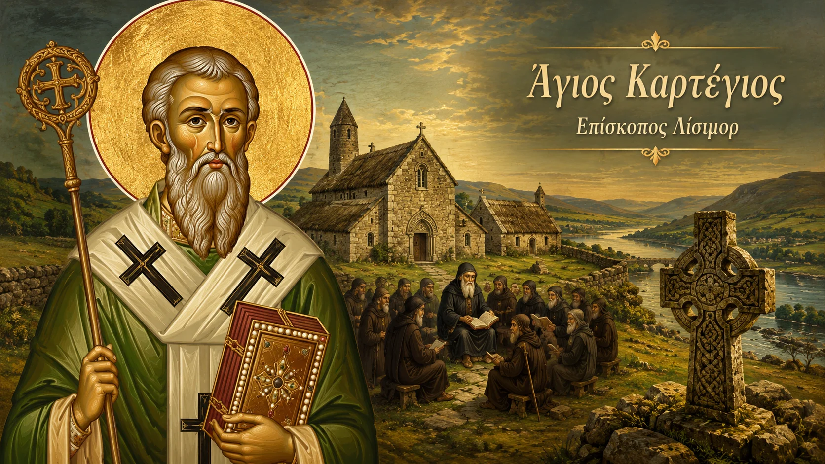 Εικόνα: Άγιος Καρτέγιος Επίσκοπος Λίσμορ