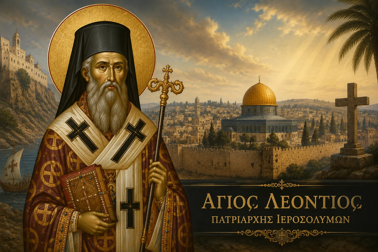 Εικόνα: Άγιος Λεόντιος Πατριάρχης Ιεροσολύμων