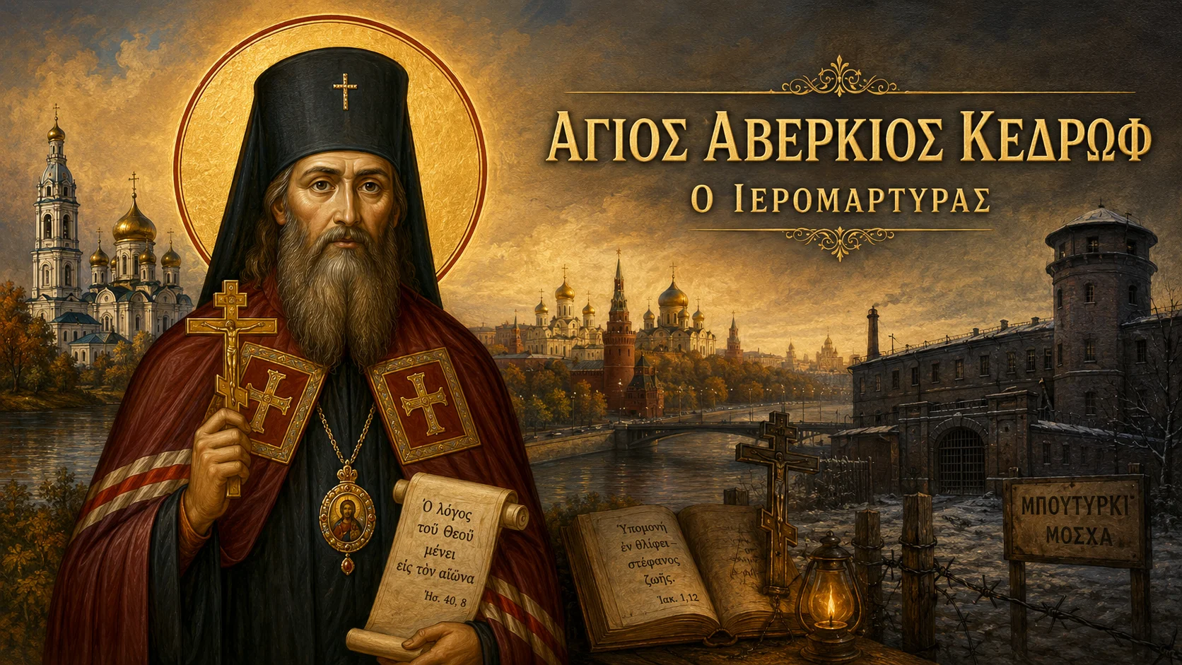 Εικόνα: Άγιος Αβέρκιος Κεδρώφ Ο Ιερομάρτυρας