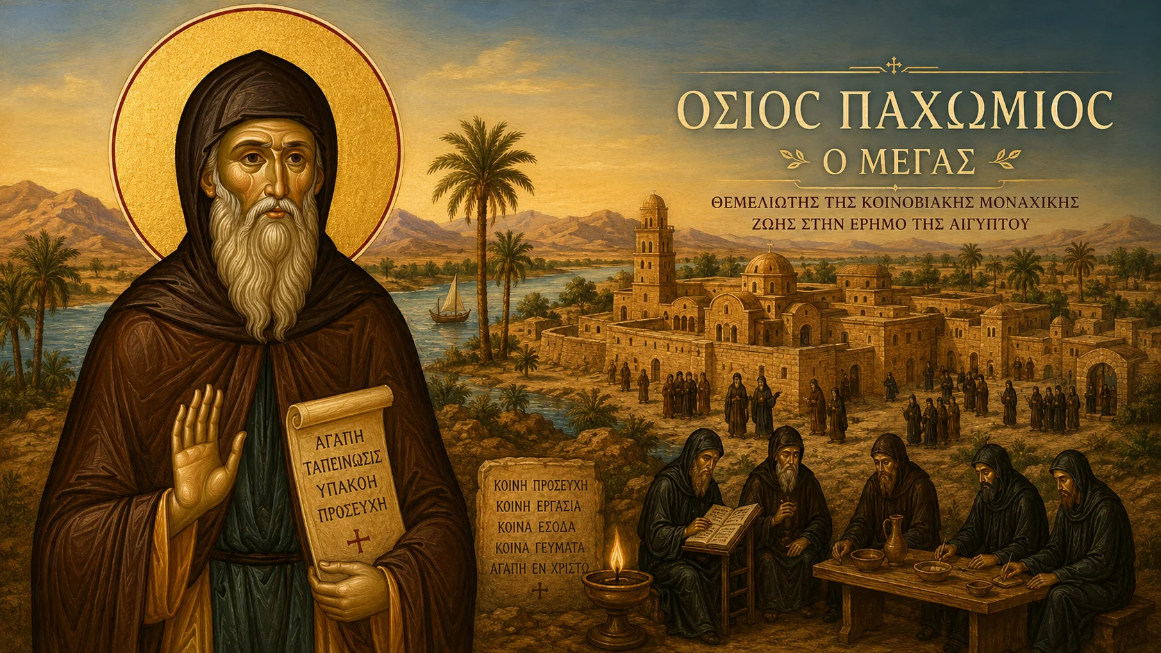 Εικόνα: Όσιος Παχώμιος Ο Μέγας