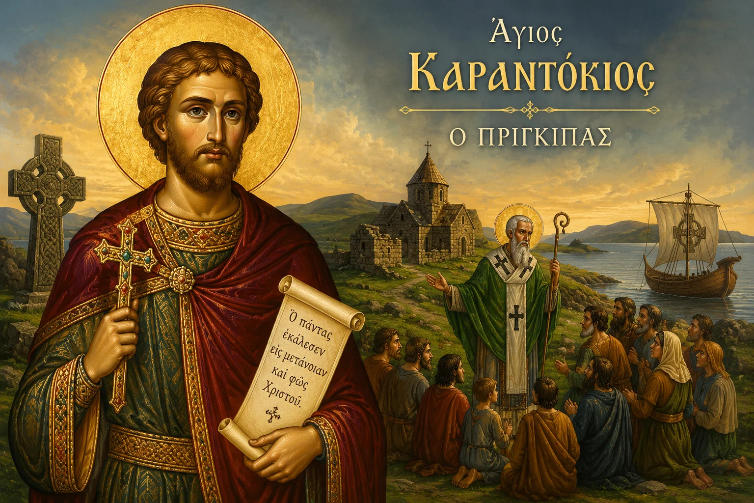 Εικόνα: Άγιος Καραντόκιος Ο Πρίγκιπας