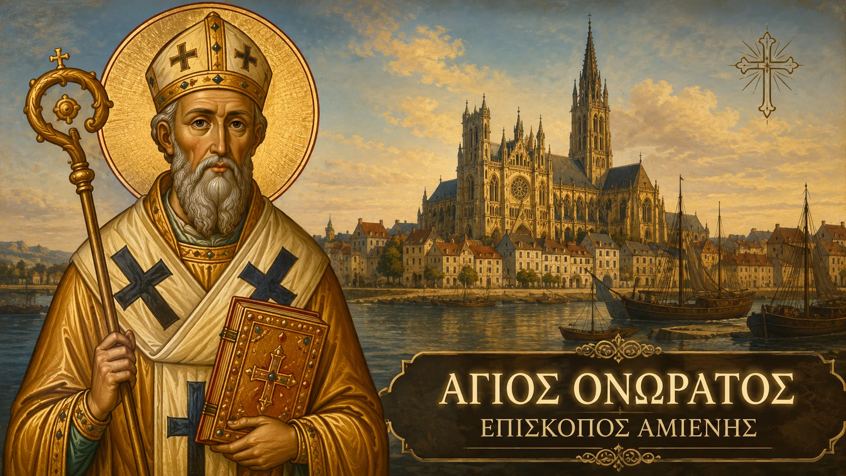 Εικόνα: Άγιος Ονωράτος Επίσκοπος Αμιένης