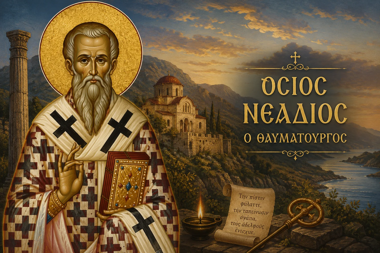 Εικόνα: Όσιος Νεάδιος Ο Θαυματουργός