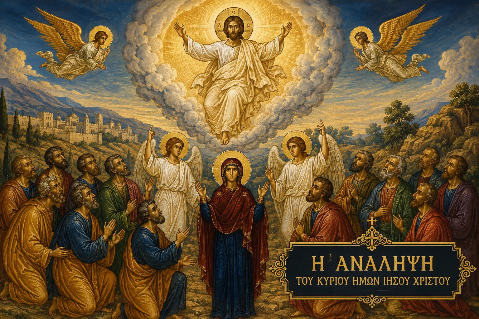 Εικόνα: Η Ανάληψη του Κυρίου ημών Ιησού Χριστού