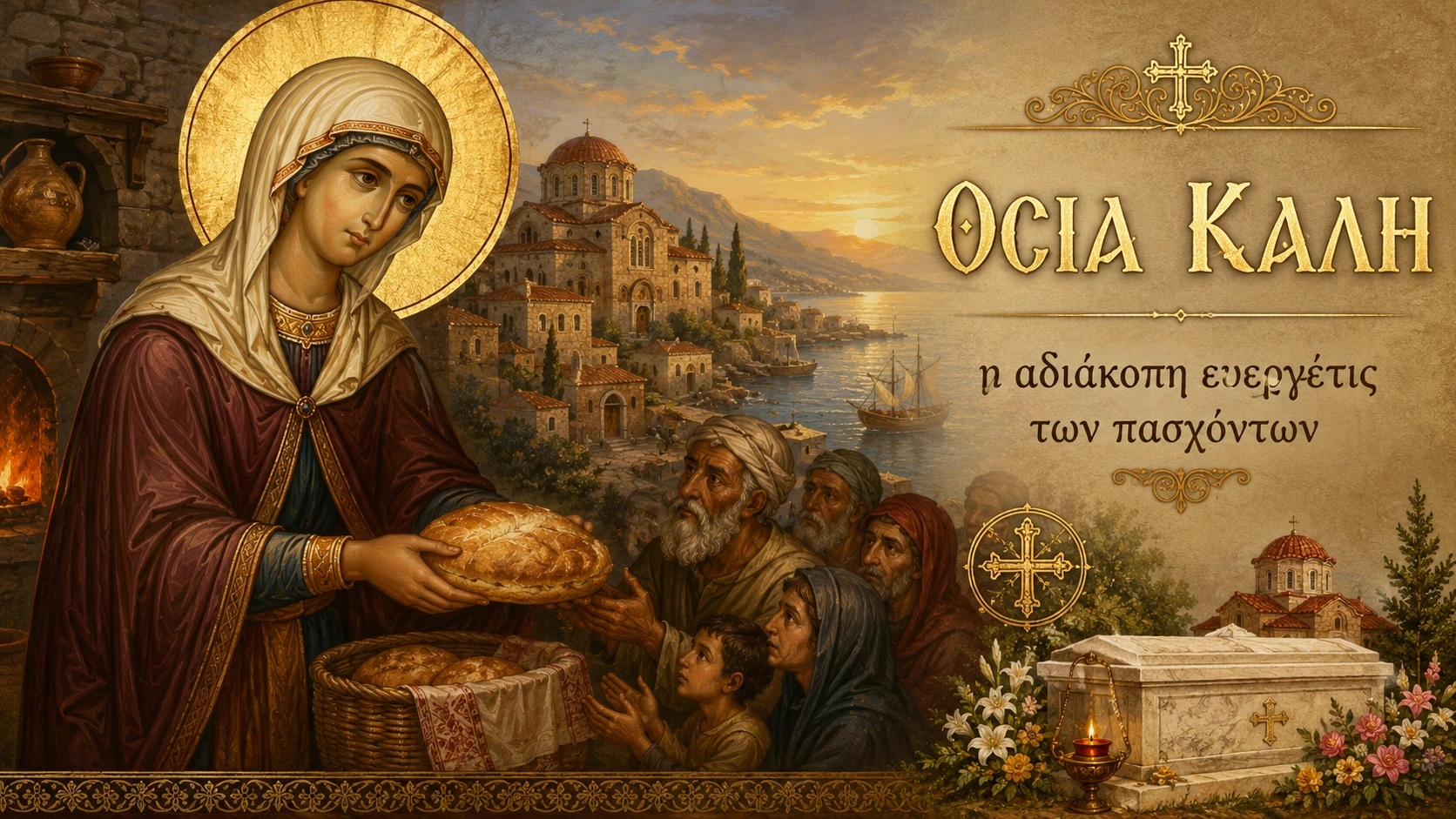 Εικόνα: Οσία Καλή, η αδιάκοπη ευεργέτις των πασχόντων