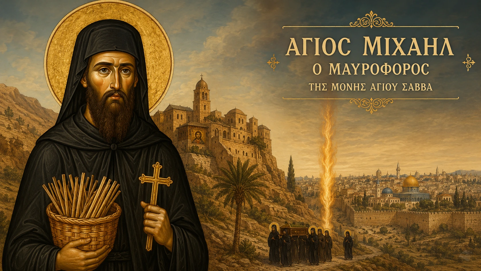 Εικόνα: Άγιος Μιχαήλ ο Μαυροφόρος της Μονής Αγίου Σάββα