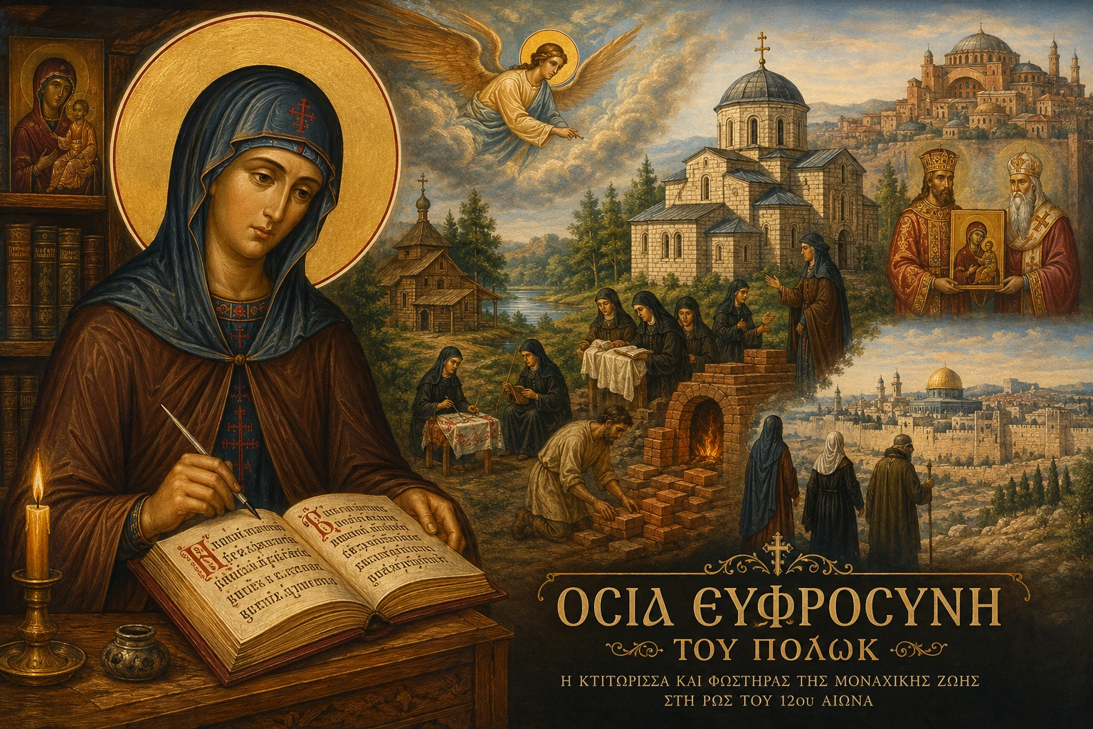 Εικόνα: Οσία Ευφροσύνη του Πολώκ