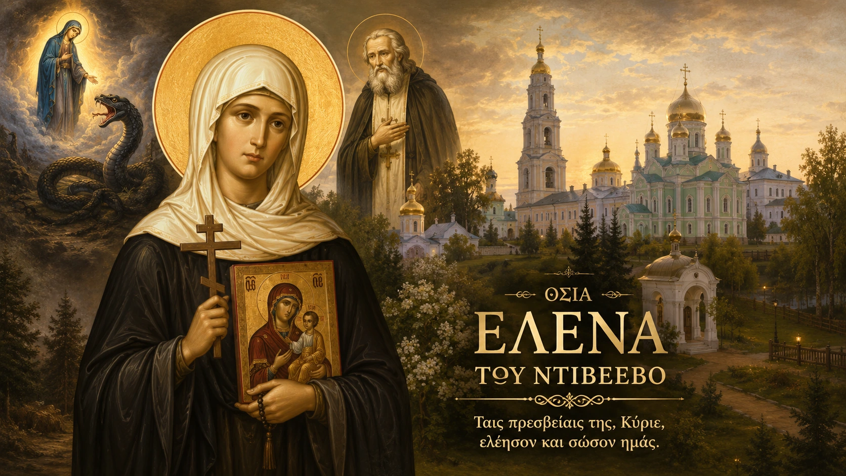 Εικόνα: Οσία Έλενα του Ντιβέεβο