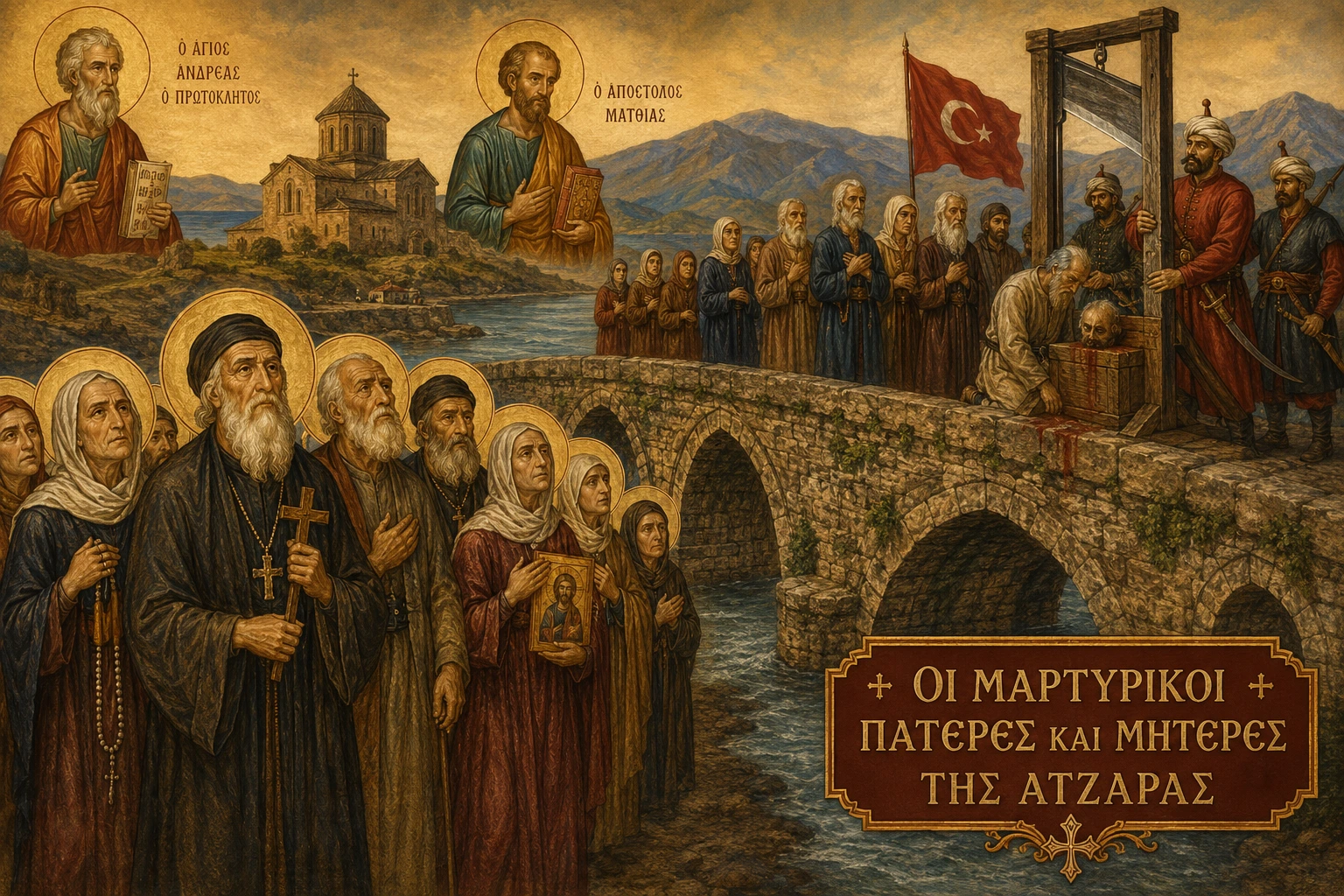 Εικόνα: Οι Μαρτυρικοί Πατέρες και Μητέρες της Ατζάρας