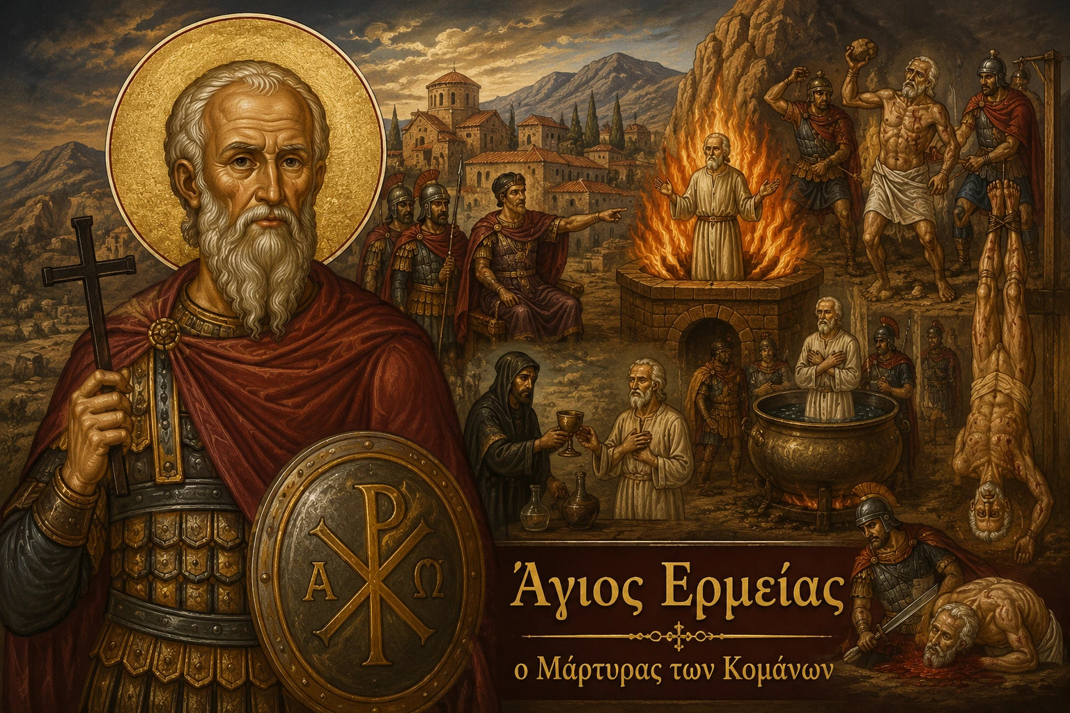 Εικόνα: Άγιος Ερμείας ο Μάρτυρας των Κομάνων