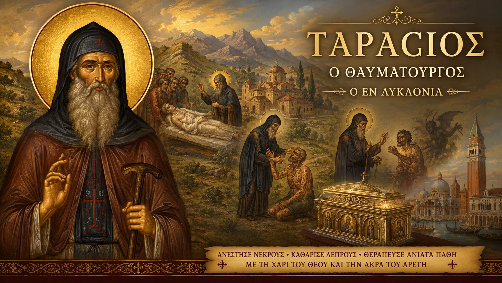 Ταράσιος Ο Θαυματουργός Ο Εν Λυκαονία