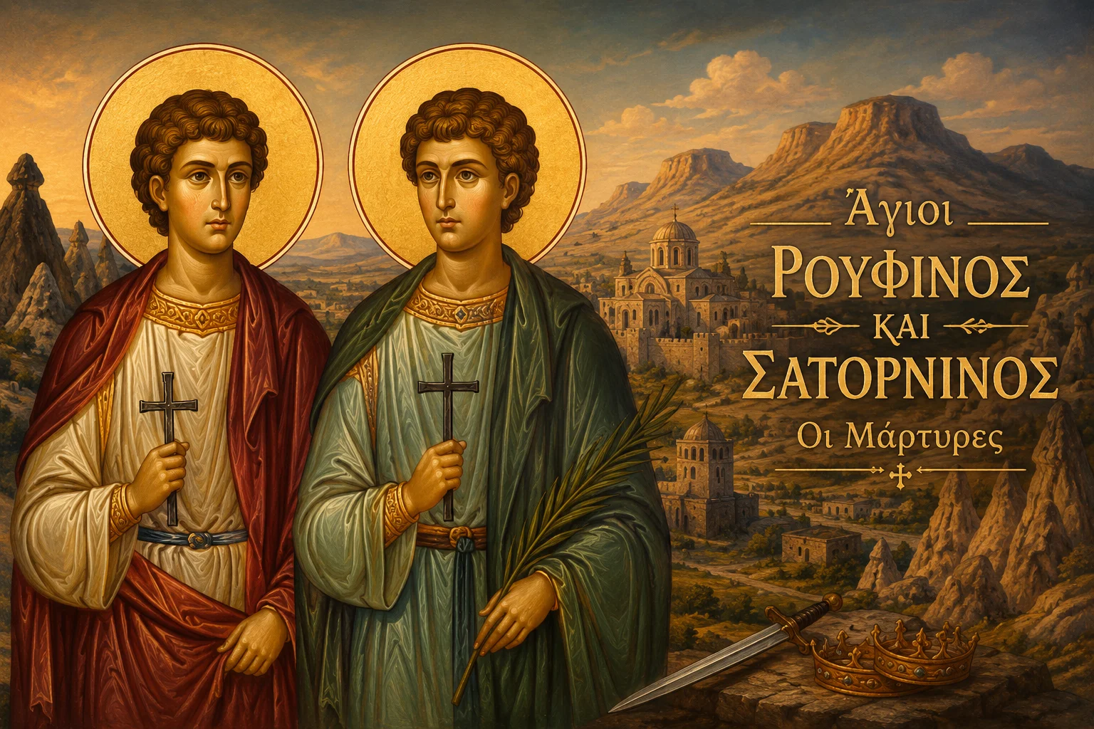 Άγιοι Ρουφίνος Και Σατορνίνος Οι Μάρτυρες