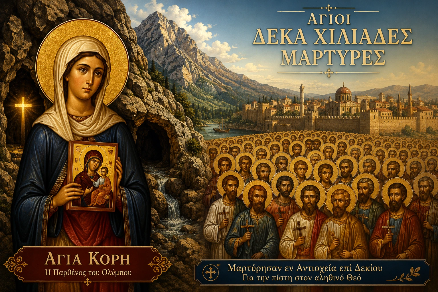 Εικόνα: Άγιοι Δέκα Χιλιάδες Μάρτυρες