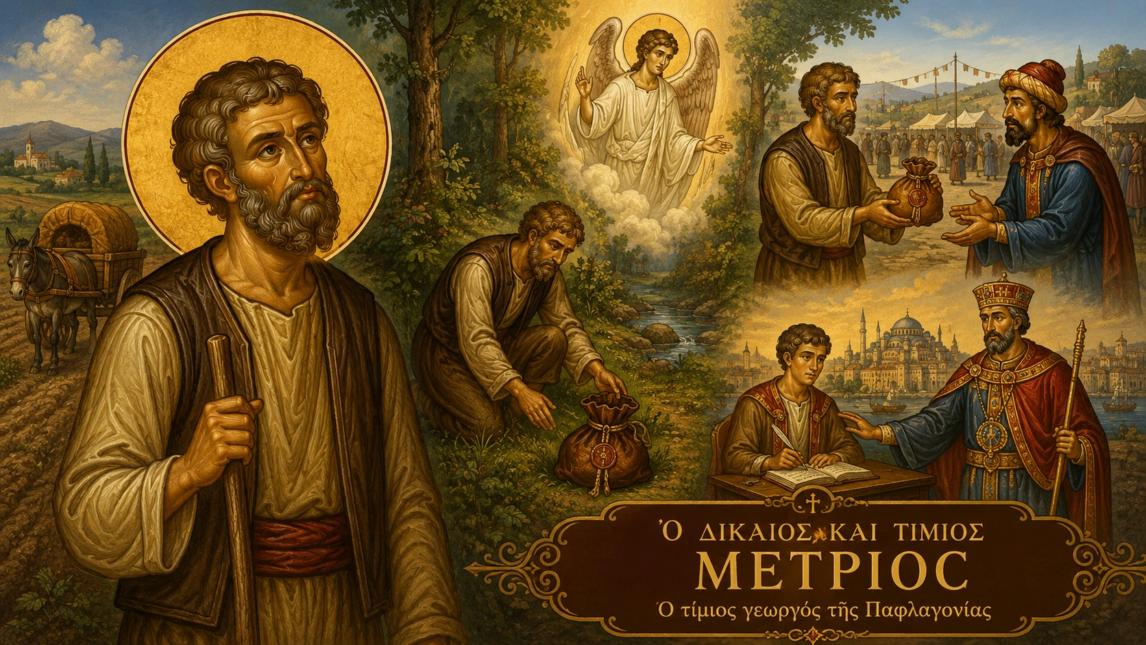 Εικόνα: Διήγηση ωφέλιμη κάποιου γεωργού Μετρίου ονομαζόμενου