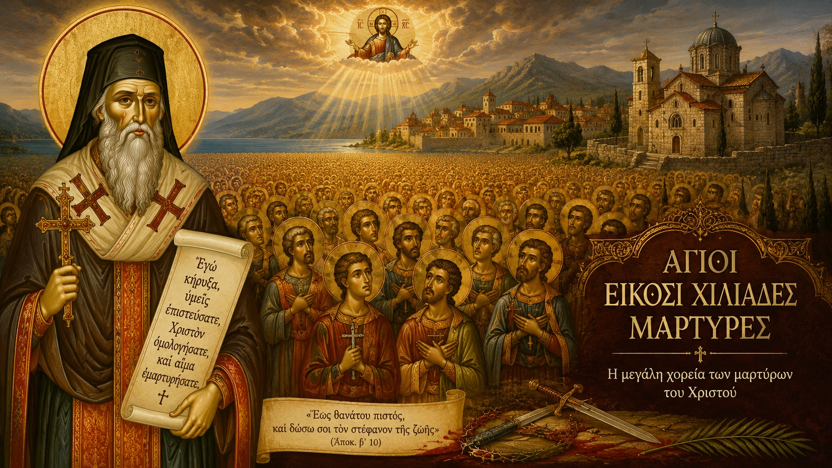 Εικόνα: Άγιοι Είκοσι Χιλιάδες Μάρτυρες