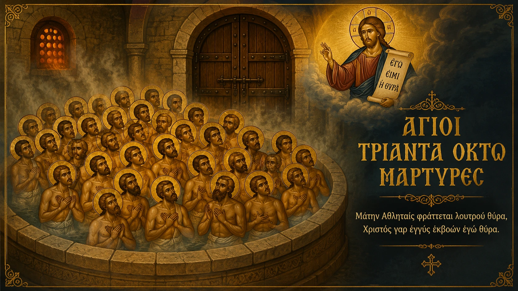 Εικόνα: Άγιοι Τριάντα Οκτώ Μάρτυρες