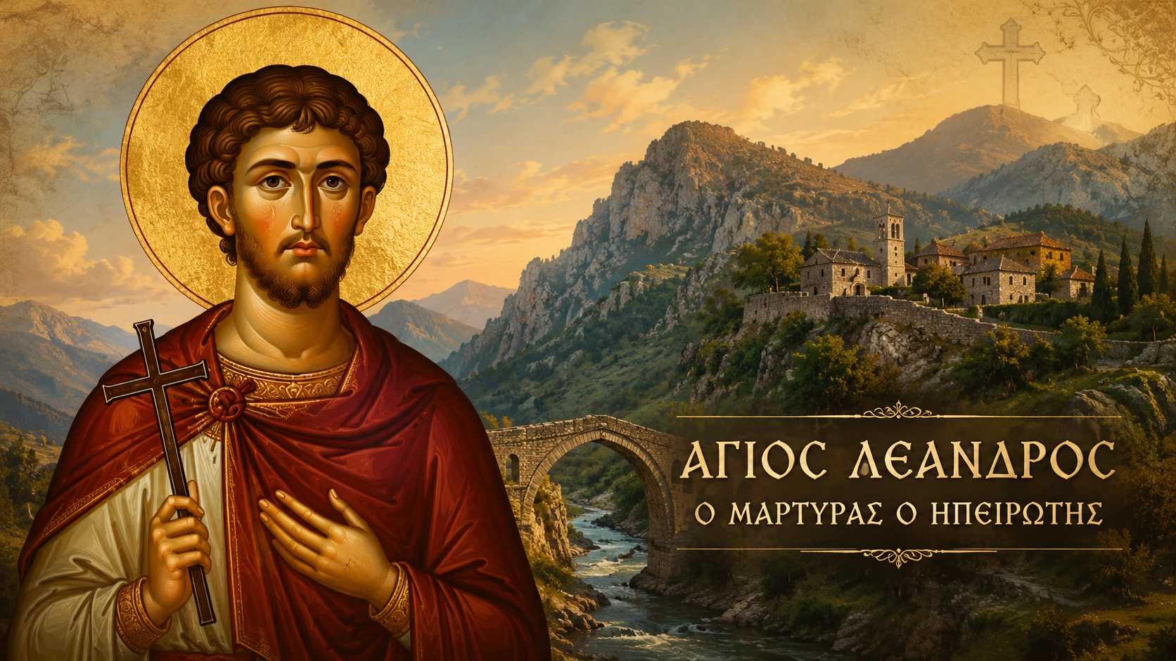Εικόνα: Άγιος Λέανδρος ο μάρτυρας ο Ηπειρώτης