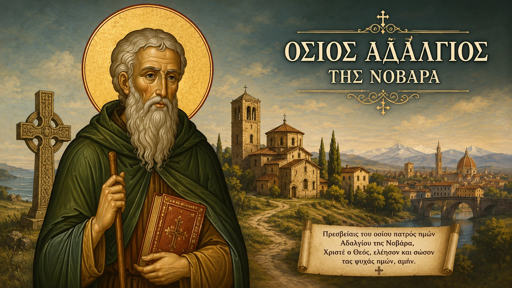 Εικόνα: Όσιος Αδάλγιος της Νοβάρα