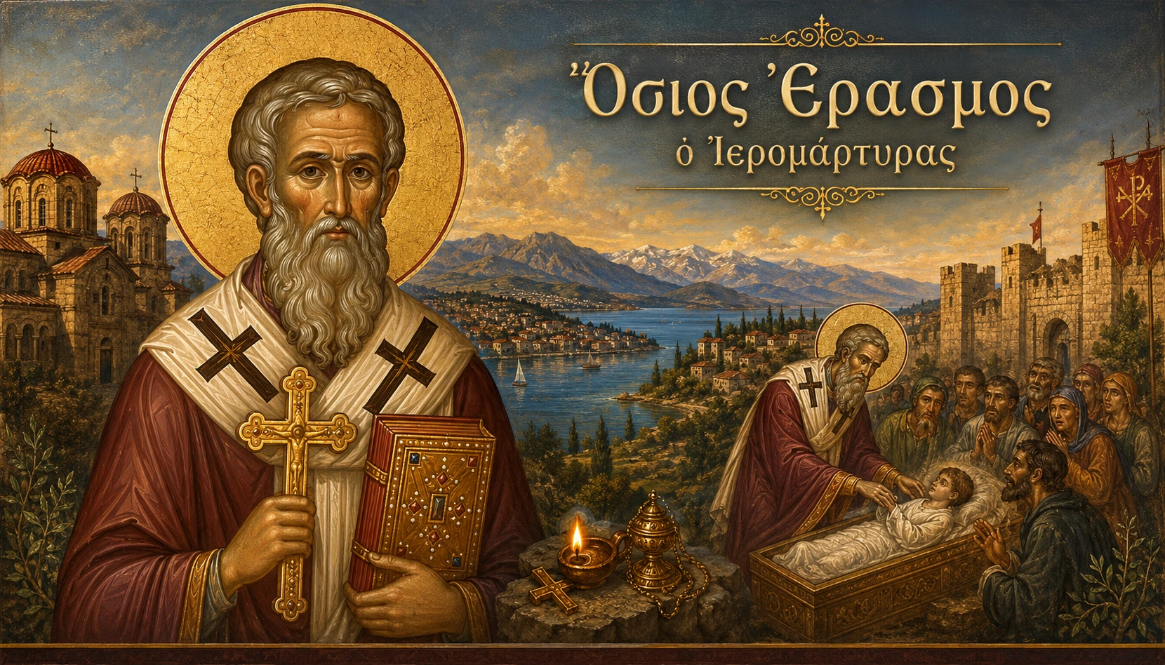 Εικόνα: Όσιος Έρασμος ο Ιερομάρτυρας