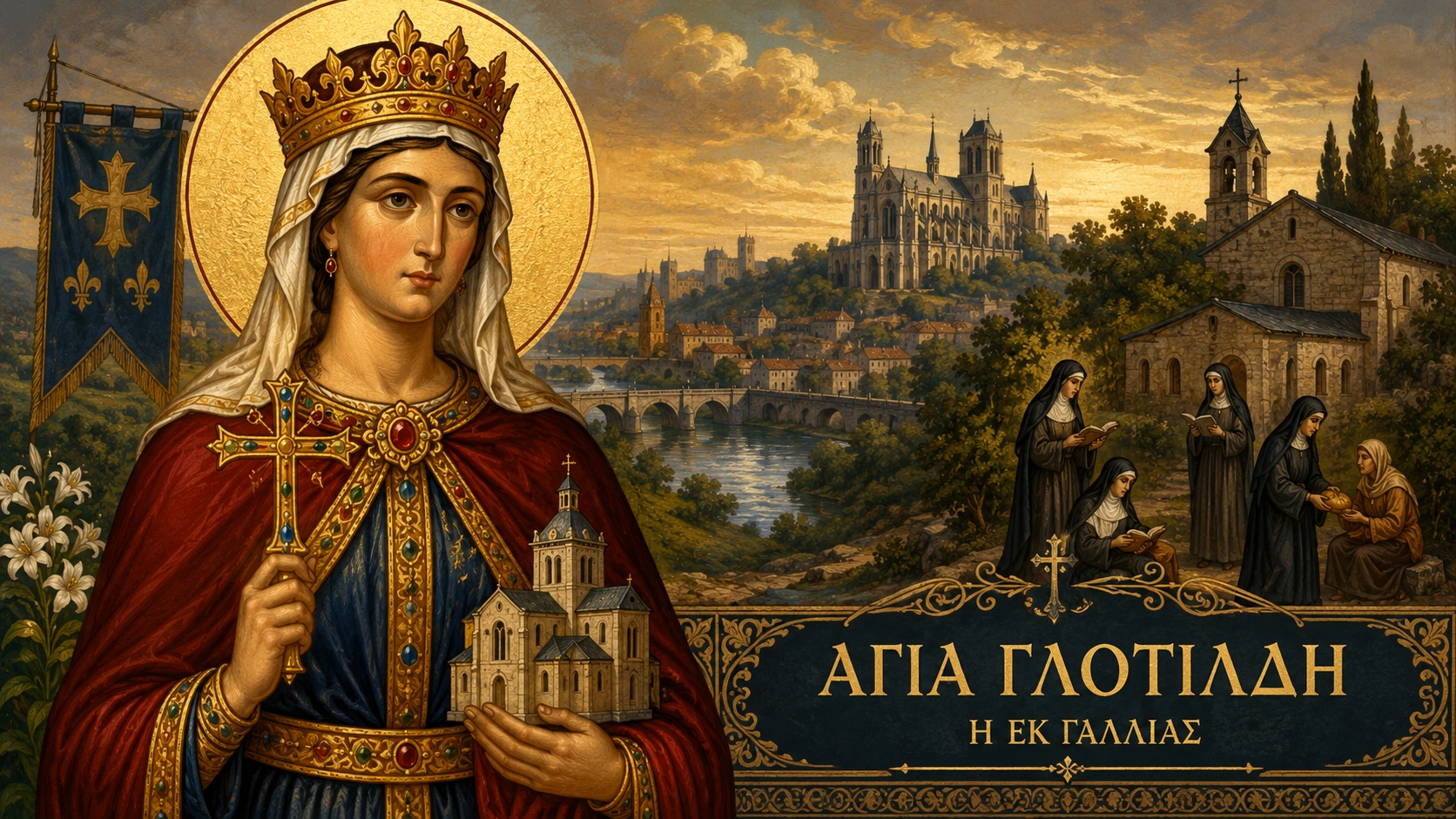 Εικόνα: Αγία Γλοτίλδη η εκ Γαλλίας
