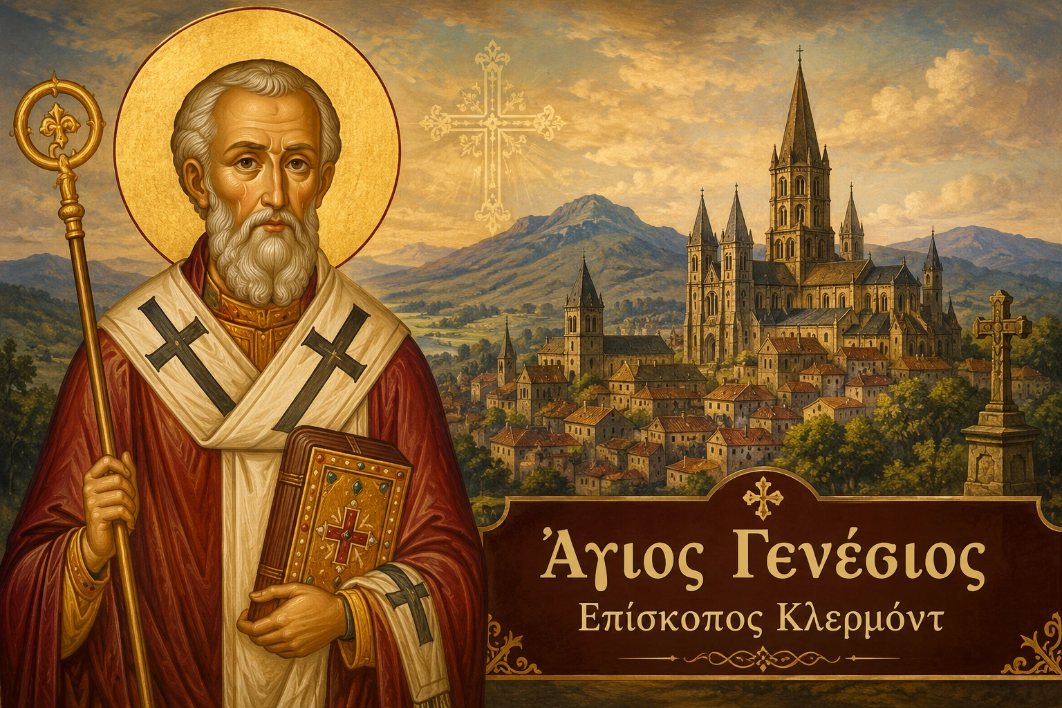 Εικόνα: Άγιος Γενέσιος Επίσκοπος Κλερμόντ