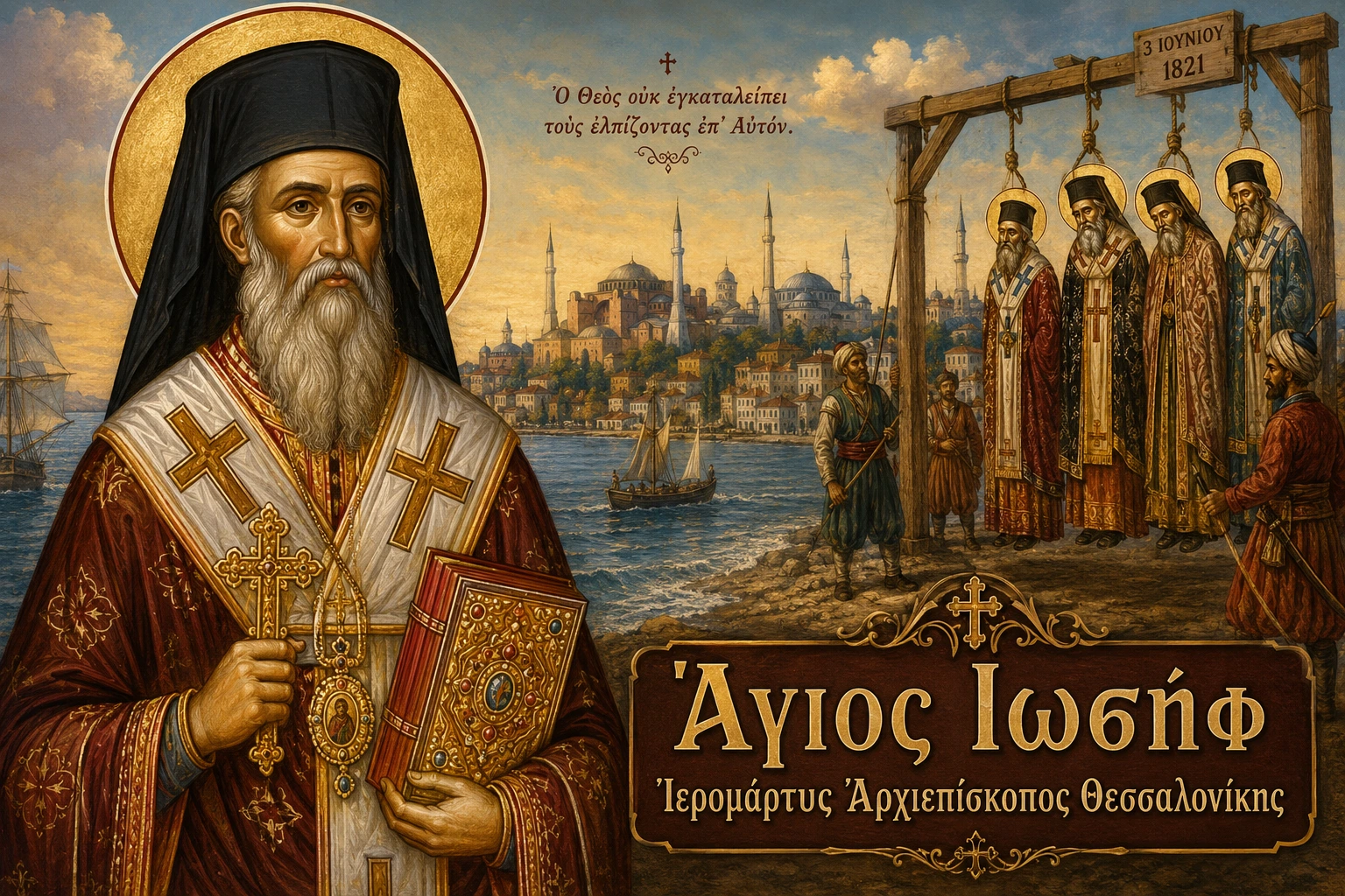 Εικόνα: Άγιος Ιωσήφ Ιερομάρτυς Αρχιεπίσκοπος Θεσσαλονίκης
