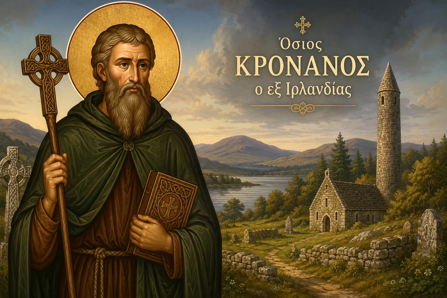 Εικόνα: Όσιος Κρονανός ο εξ Ιρλανδίας
