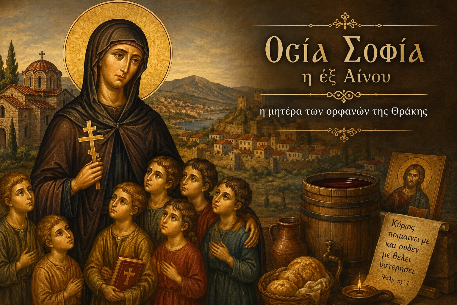 Εικόνα: Οσία Σοφία η εξ Αίνου
