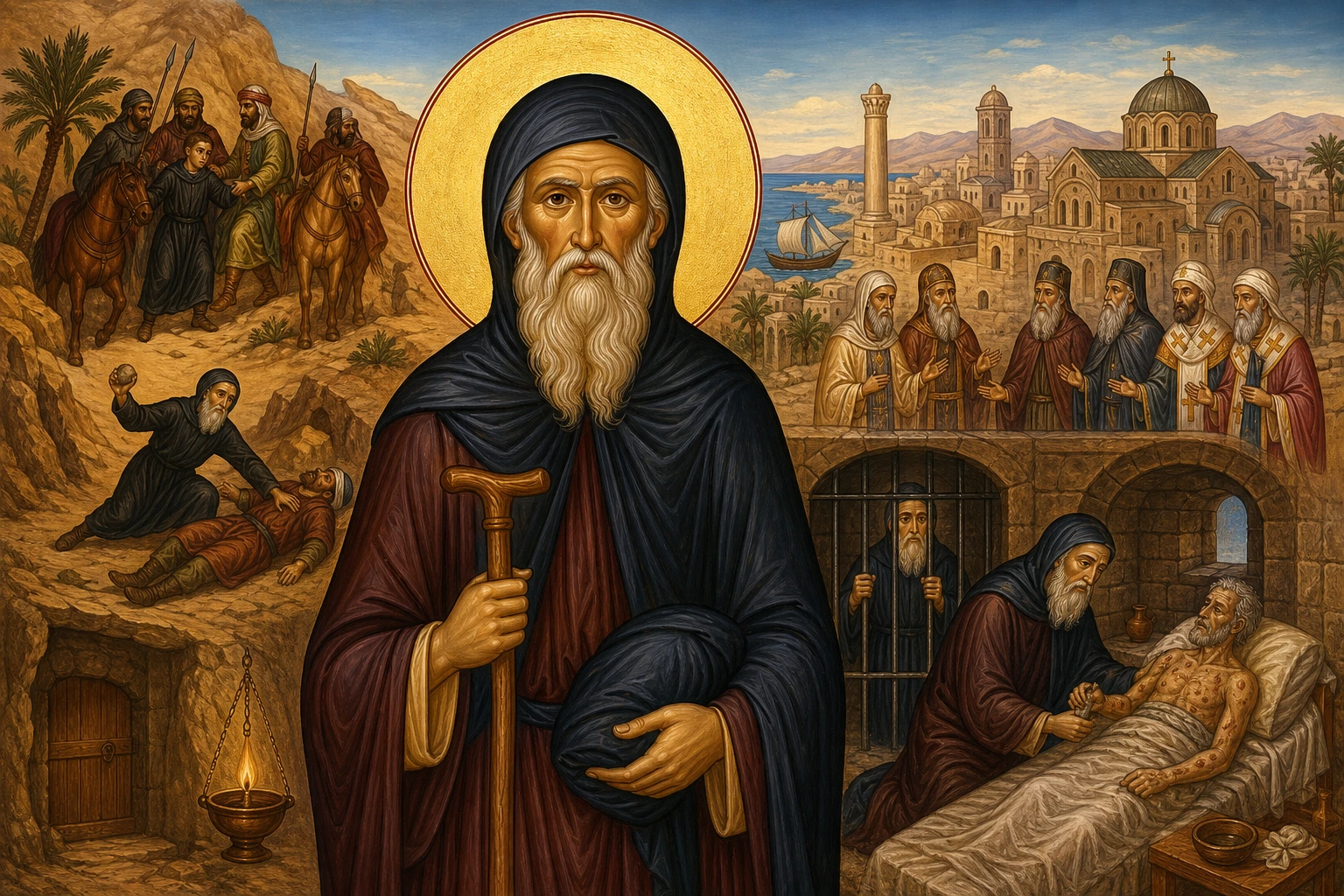 Εικόνα: Όσιος Δανιήλ της Σκήτης