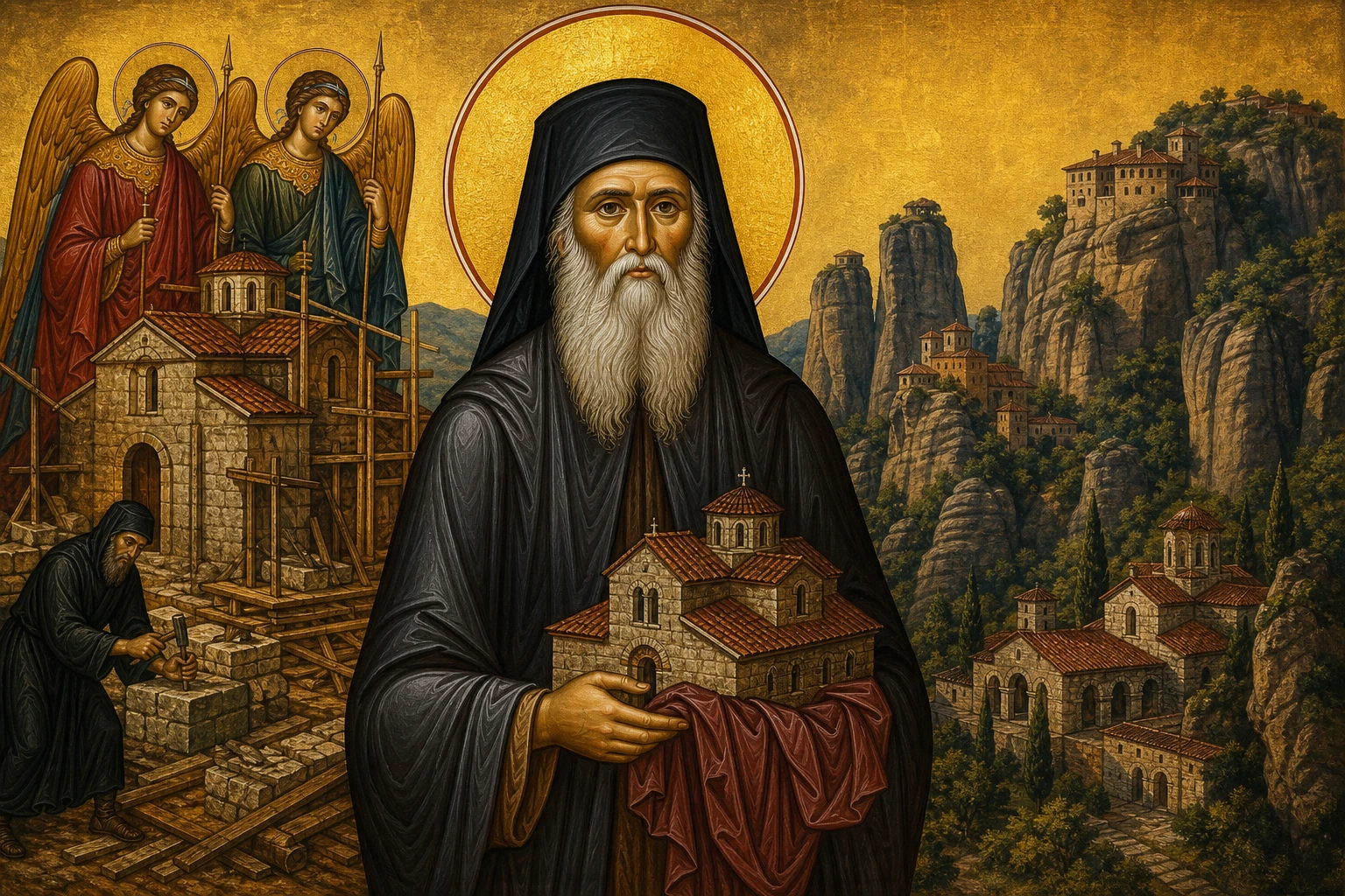 Εικόνα: Όσιος Φιλόθεος ο εκ Σκλαταίνης