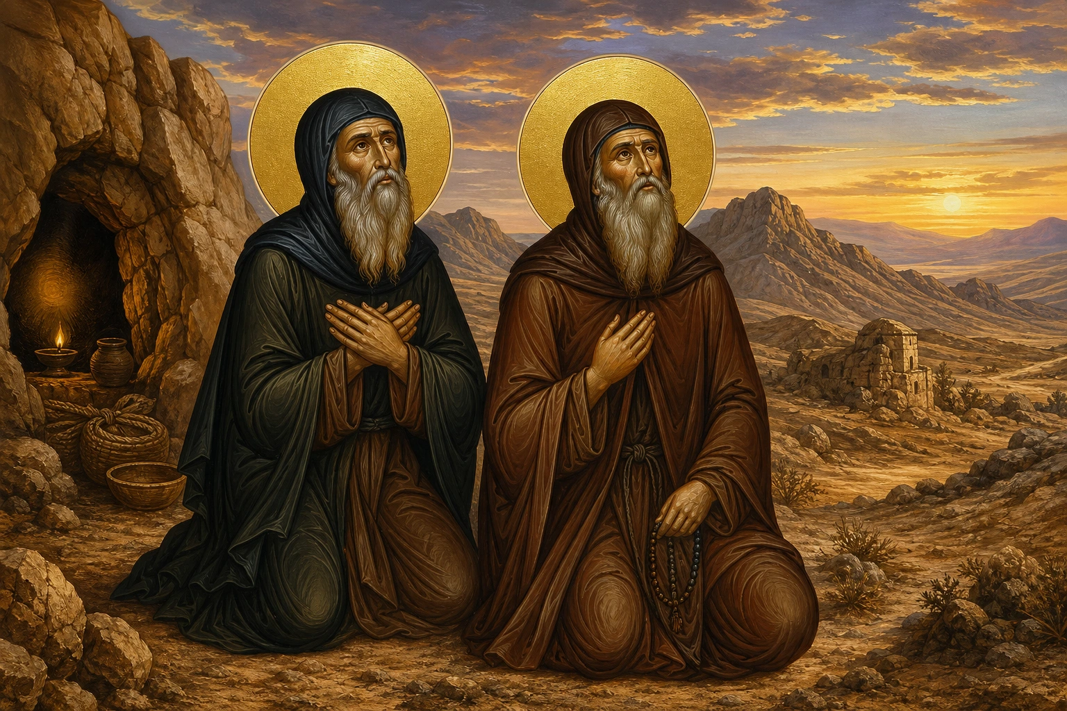 Εικόνα: Άγιοι Δύο Ασκητές