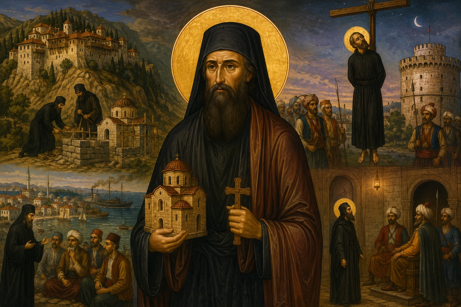 Εικόνα: Ο Οσιομάρτυς Δαβίδ ο Κυδωνιεύς και ο πόθος του μαρτυρίου